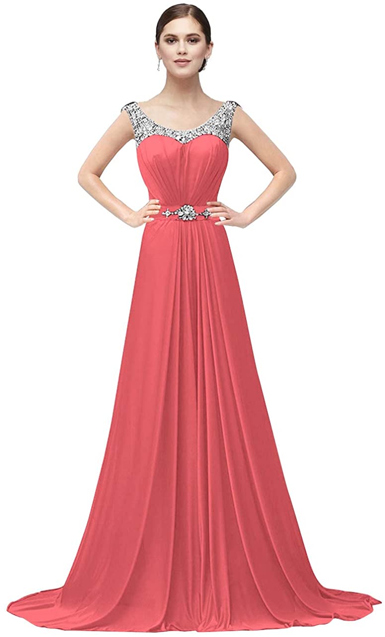 Price:$33.99    VaniaDress Women Elegnat Rhinestone Bridesmaid Evening Dress Prom Gown V004LF  Clothing
