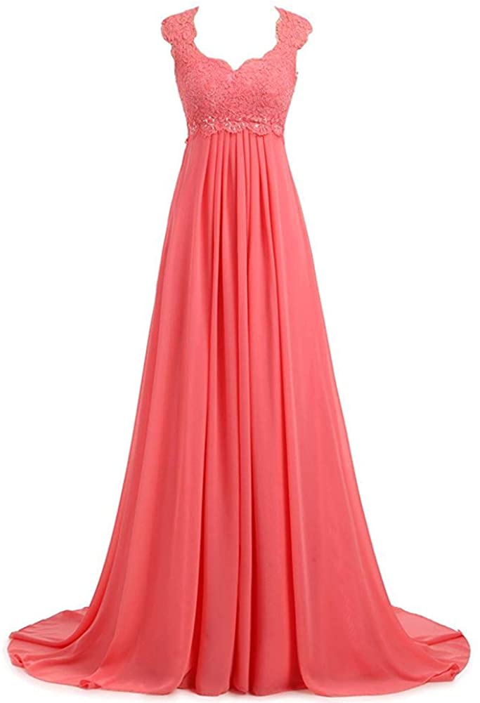 Price:$35.00 Erosebridal New Sleeveless Lace Chiffon Wedding Dress Bridal Gown at Amazon Women’s Clothing store