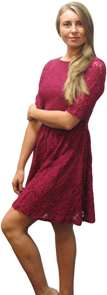Price:$14.99    Francesca's Pink Lace Gathered Dress  Clothing