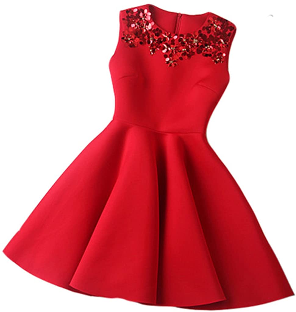 Price:$9.99    Emmani Women's Short Sleeveless Sequins Homecoming Bridesmaid Party Dresses  Clothing