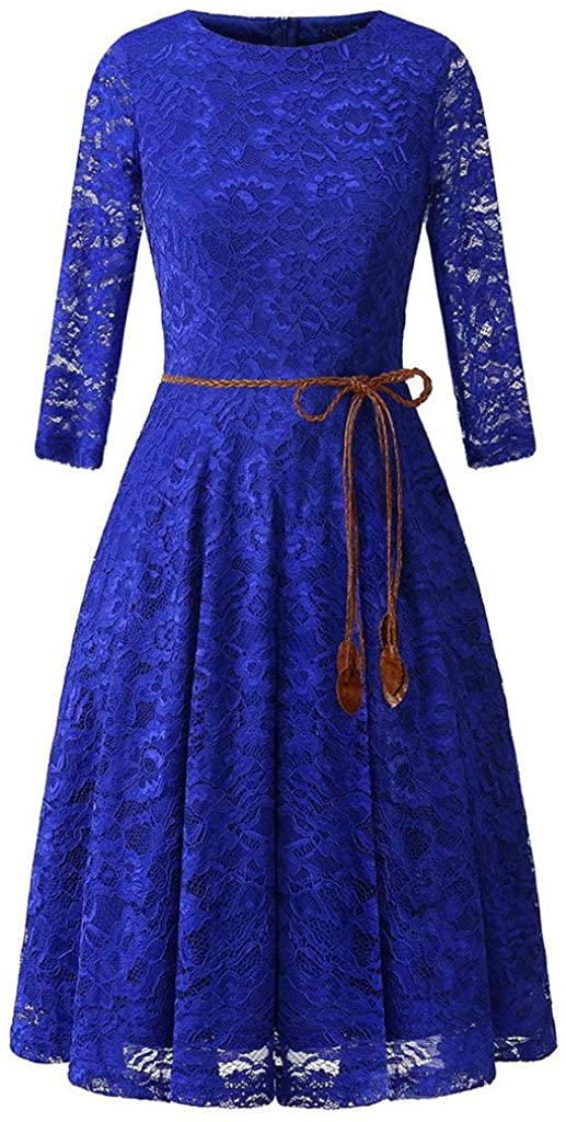 Price:$20.40    Women A Line Cocktail Prom Party Lace Formal Wedding Summer Dresses  Clothing