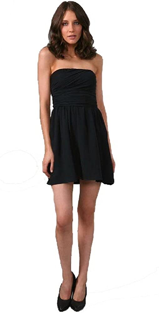 Price:$124.99    Theory Frederica Black Silk Dress LBD (4)  Clothing