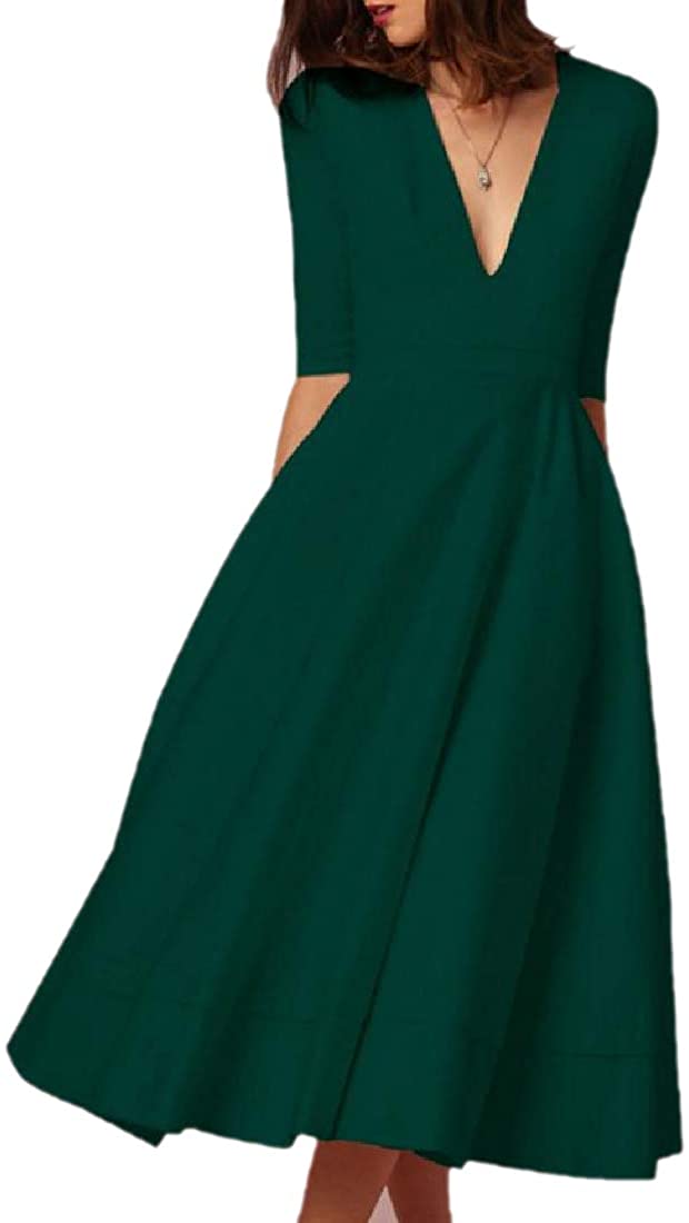 Price:$16.71 AngelSpace Women's Fitted Pure Control Tummy Homecoming Color Ruffle Dress at Amazon Women’s Clothing store