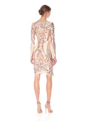 Price:$237.60    Betsy & Adam Women's Sequin Cocktail Dress  Clothing