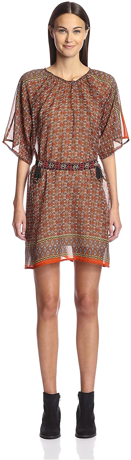 Price:$26.02    Beautiful Stories Women's Shortsleeve Dress, Winter Boheme, L  Clothing