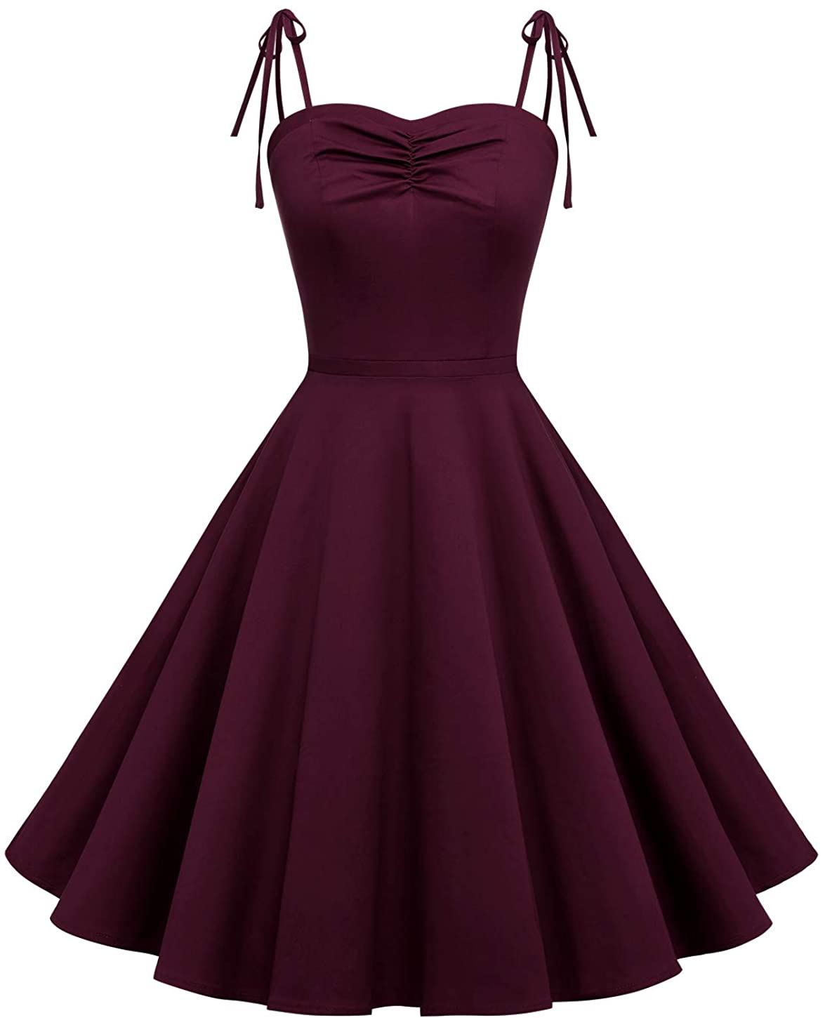 Price:$21.69 Wedtrend Women's Vintage Polka Audrey Dress 1950s Retro Plaids Cocktail Dress at Amazon Women’s Clothing store