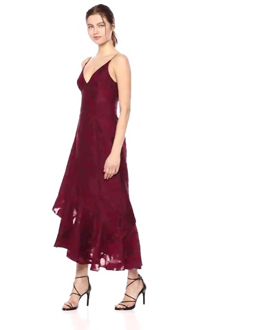 Price:$41.67    C/Meo Collective Women's Sleeveless Ruffle Front Midi Dress  Clothing