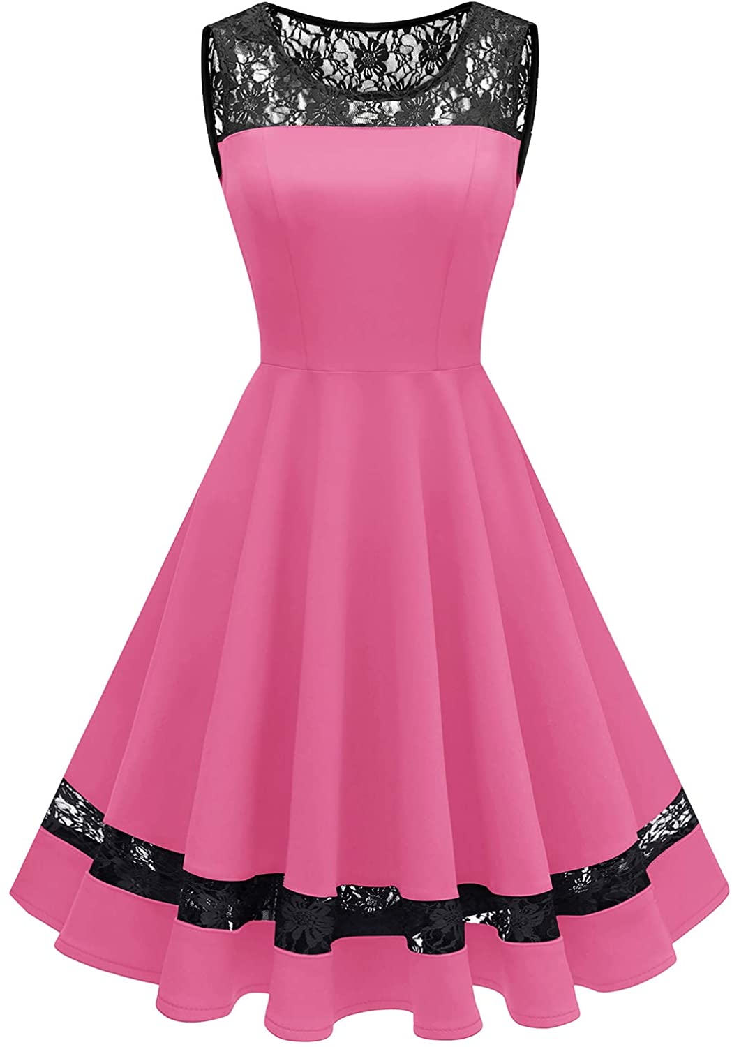 Price:$12.99    Gardenwed 1950s Vintage Rockabilly Cocktail Dresses for Women Retro Lace Bridesmaid Homecoming Dress  Clothing