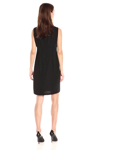 Price:$60.58 Nine West Women's Crew Neck Sheath Dress with Yoke Insert at Amazon Women’s Clothing store