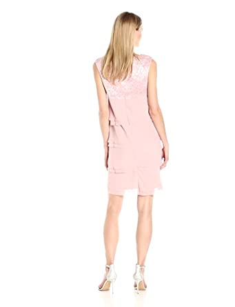 Price:$98.95 Jessica Howard Women's Beaded Waist Artichoke Dress at Amazon Women’s Clothing store
