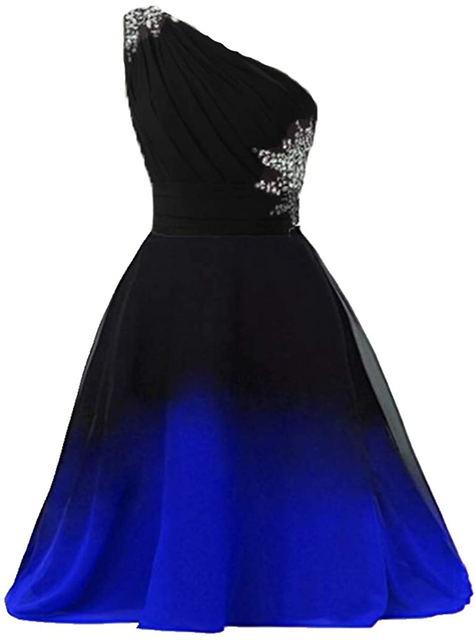 Price:$59.00    FWVR Ombre Short Prom Dresses for Juniors Beaded Gradient Homecoming Party Dress 2020  Clothing
