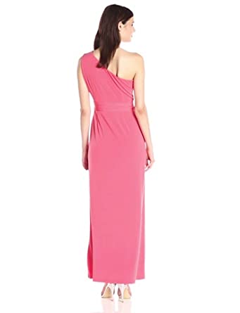Price:$37.47    ELLEN TRACY Women's One Shoulder Jersey Gown  Clothing