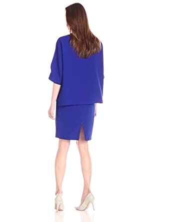 Price:$89.99    Adrianna Papell Women's Draped Blouson Sheath Dress  Clothing