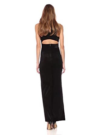 Price:$128.00    BCBGeneration Women's Velvet Mock Neck Evening Dress  Clothing