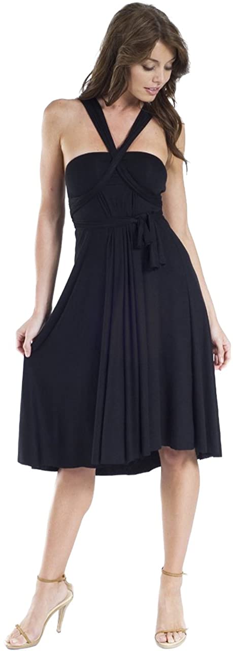 Price:$49.99 Vivian's Fashions Dress/Skirt - Twist Wrap, 10 Ways to Wear at Amazon Women’s Clothing store