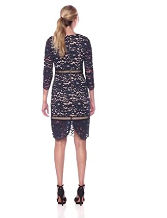 Price:$121.54    Vince Camuto Women's Lace Bodycon Dress  Clothing