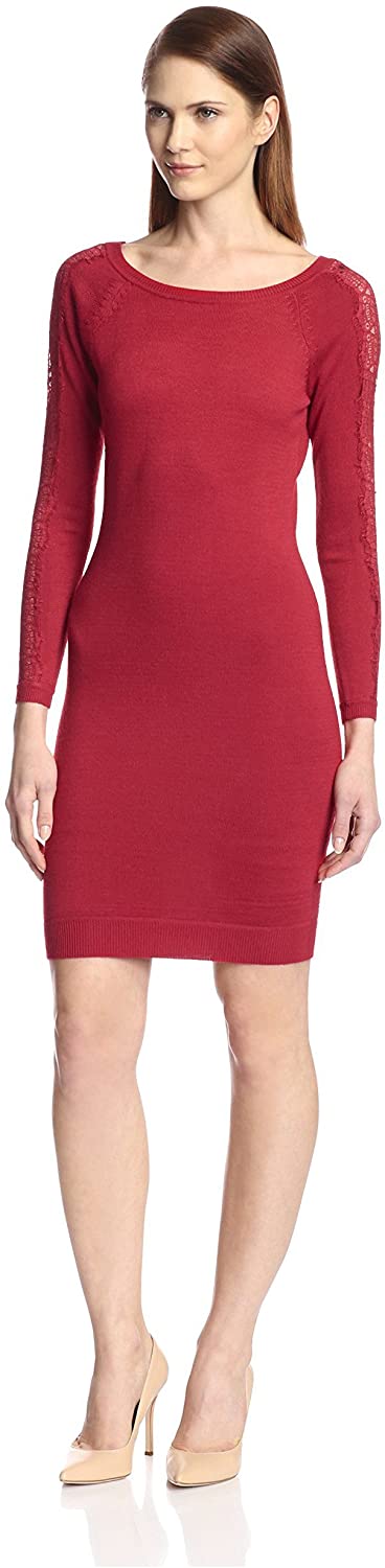 Price:$39.99    Marc New York Women's Lace Sleeve Dress  Clothing