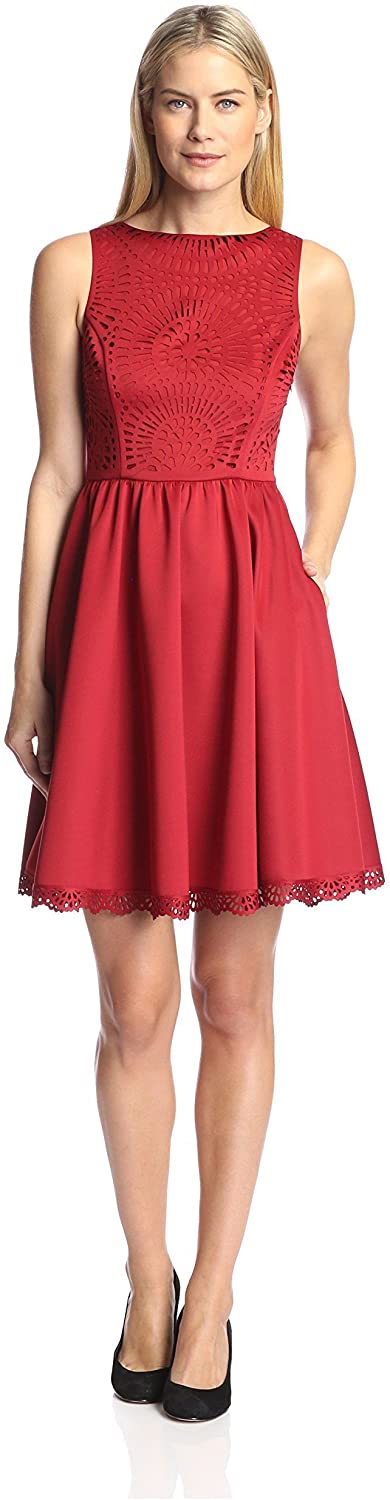 Price:$37.86    Susana Monaco Women's Lucy Lasercut Dress  Clothing