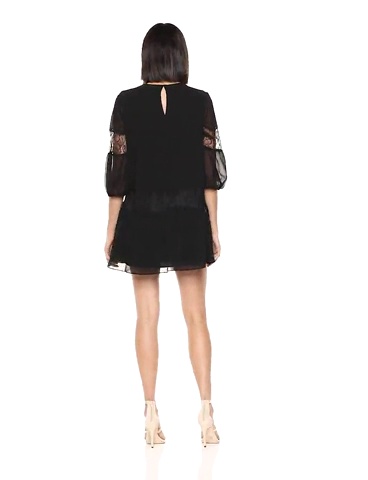Price:$74.04    BCBGeneration Women's Lace Insert Dress  Clothing