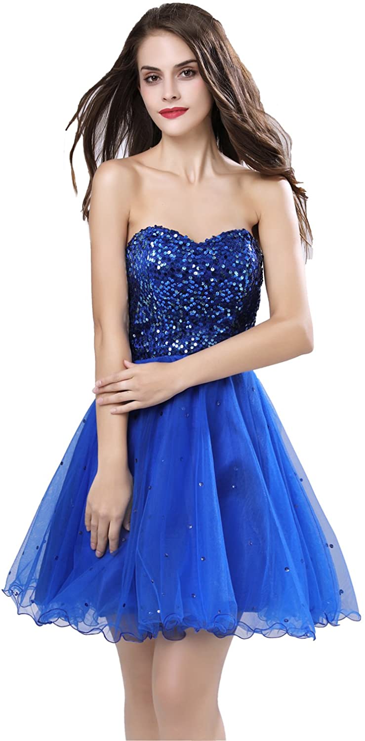 Price:$0.00 Belle House Sequined Prom Homecoming Dresses Lace Up Corset Back Party Gowns at Amazon Women’s Clothing store