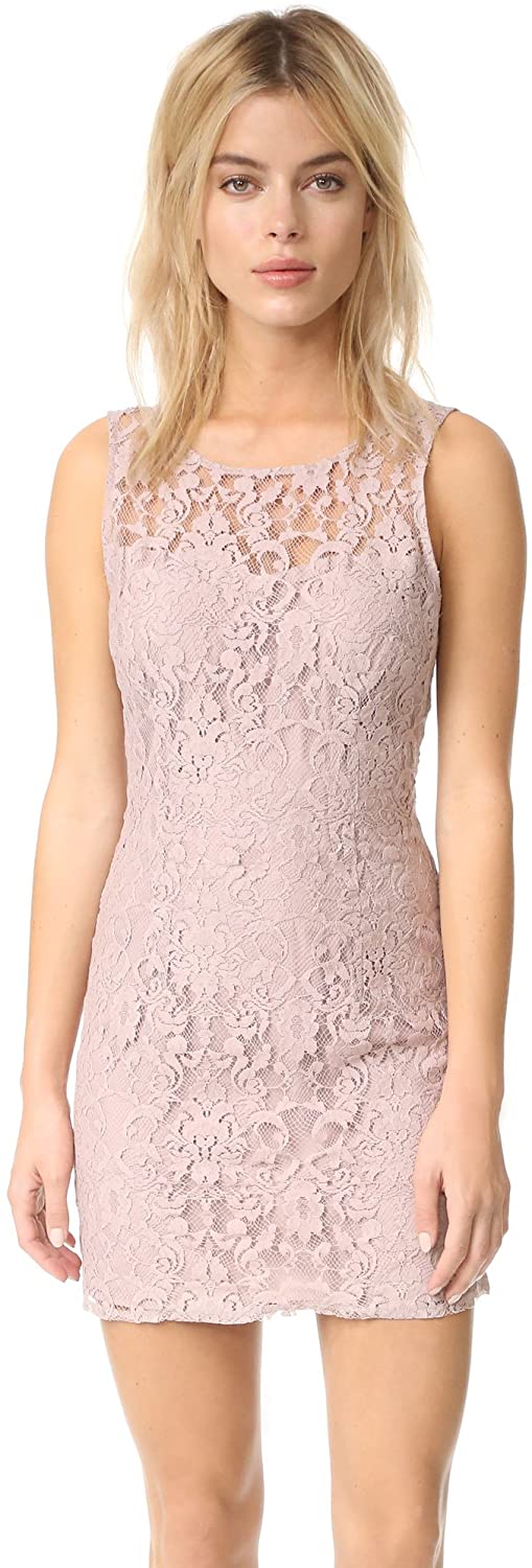 Price:$79.90    BB Dakota Women's Thessaly Sleeveless Lace Dress, Champagne, 10  Clothing