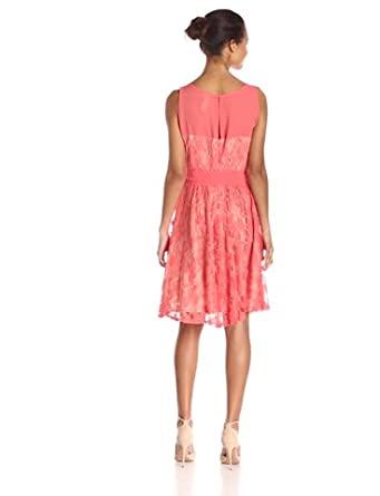 Price:$82.00 Julian Taylor Women's Sleeveless Lace Dress at Amazon Women’s Clothing store