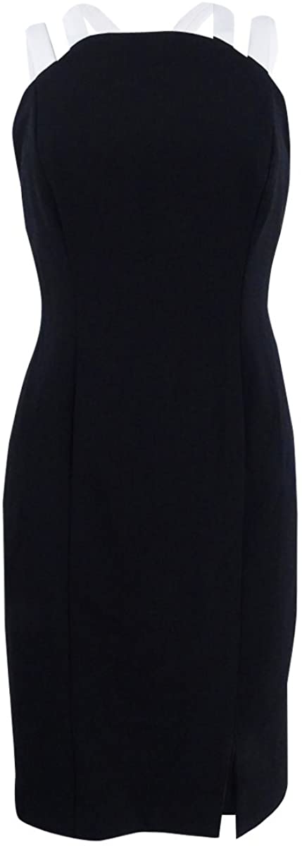 Price:$89.99 Lauren by Ralph Lauren Two-Tone Sheath Dress at Amazon Women’s Clothing store