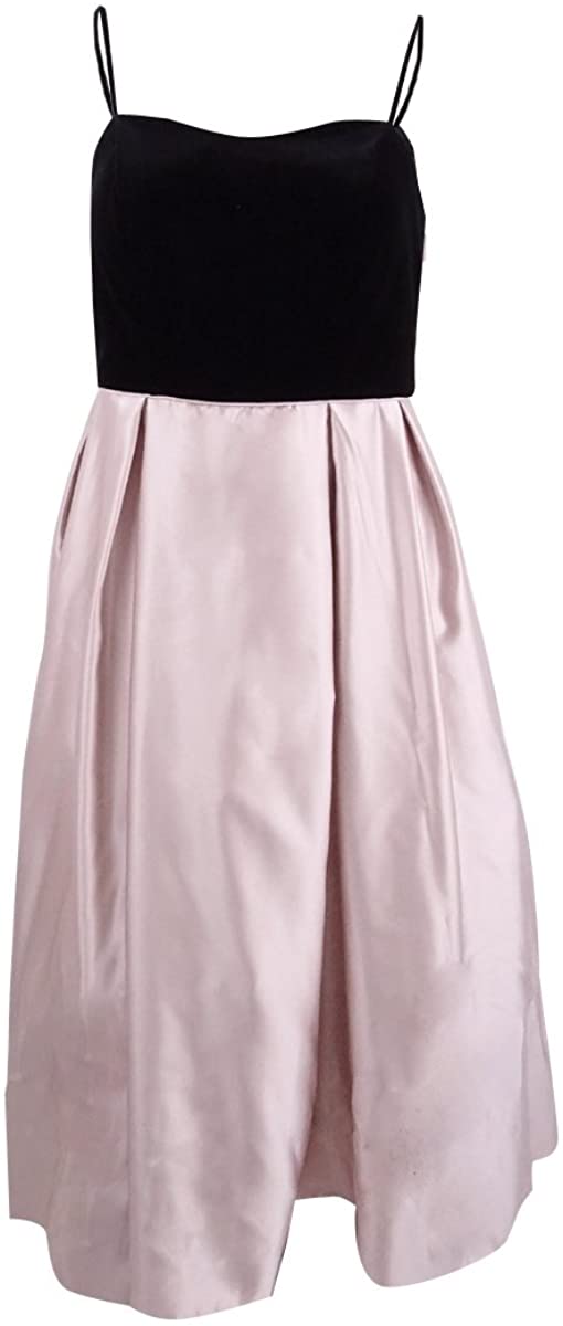 Price:$0.00 Betsy & Adam Women's Plus Size Velvet Satin Gown (16W, Black/Beige) at Amazon Women’s Clothing store