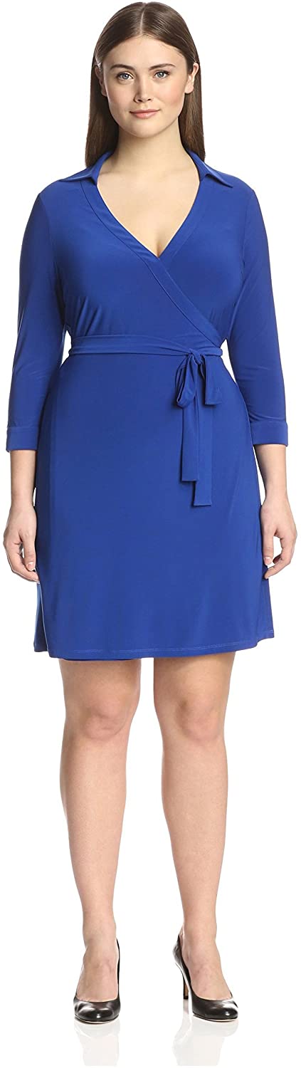 Price:$29.68    JB by Julie Brown Plus Women's Milo Wrap Dress  Clothing