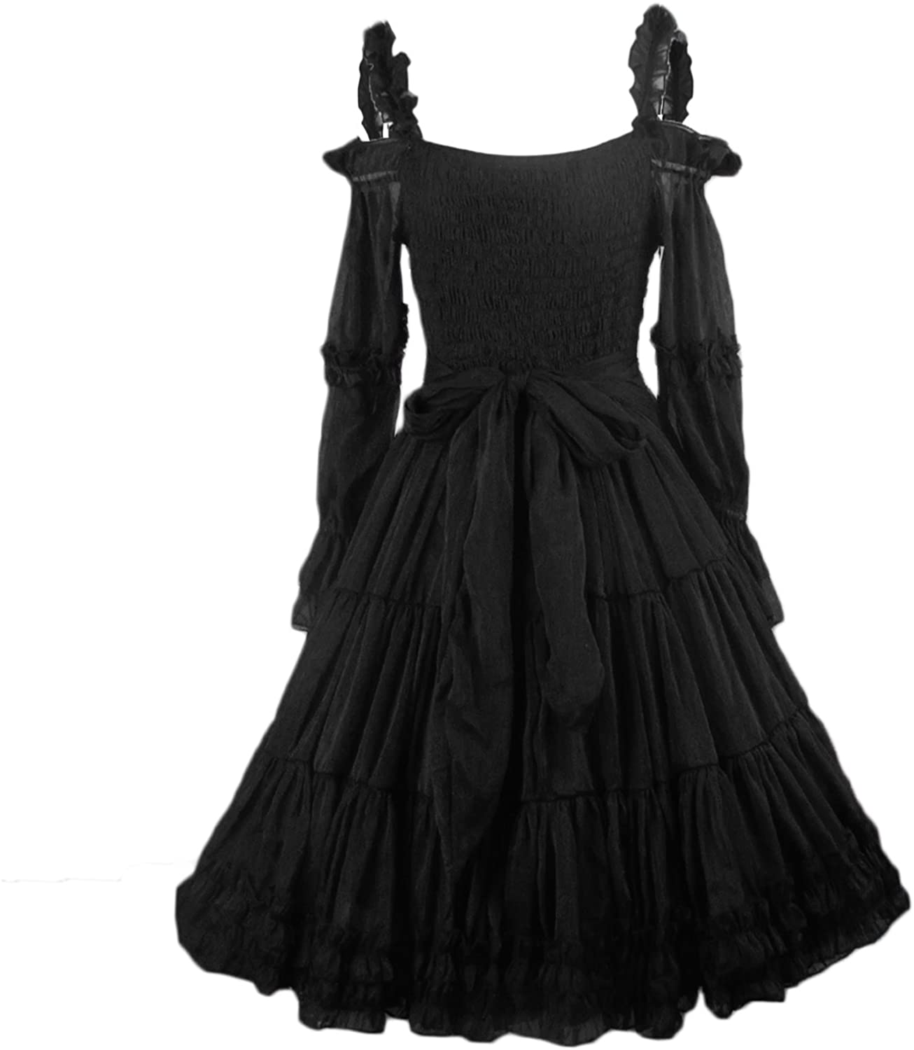 Price:$49.99    Maggie Tang Women's 1950s Vintage Rockabilly Prom Dress Size M Color Black  Clothing