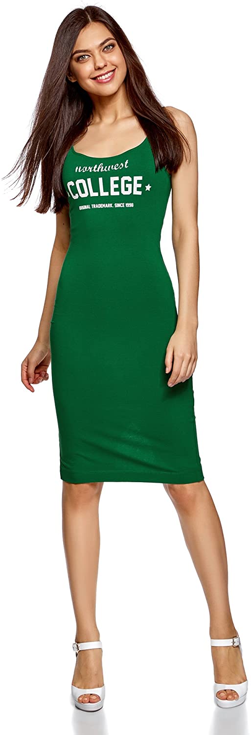 Price:$9.50    oodji Ultra Women's Printed Vest Dress  Clothing