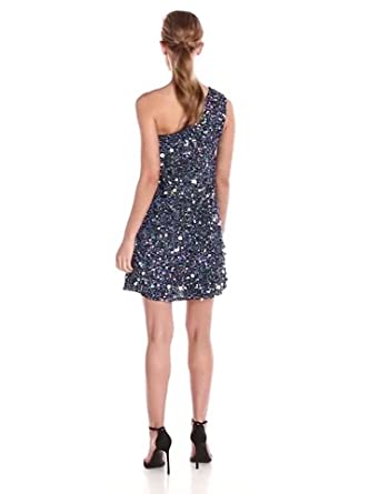 Price:$196.81    Cynthia Rowley Women's All Over Sequin One Shoulder Dress  Clothing