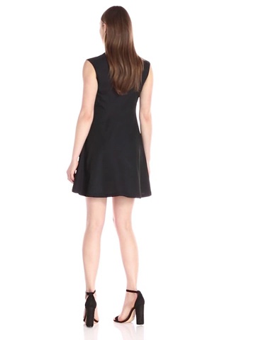 Price:$256.26    Shoshanna Women's Stretch Dull Satin Jenna Dress  Clothing