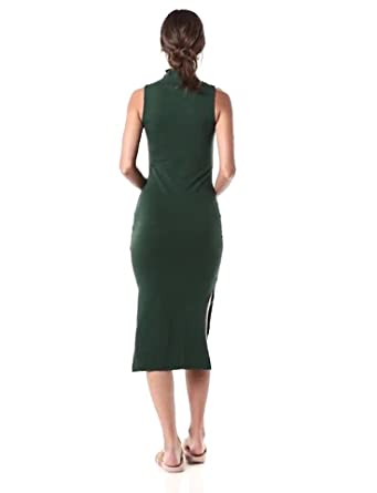 Price:$98.56    French Connection Women's High Neck Sleeveless Jersey  Clothing