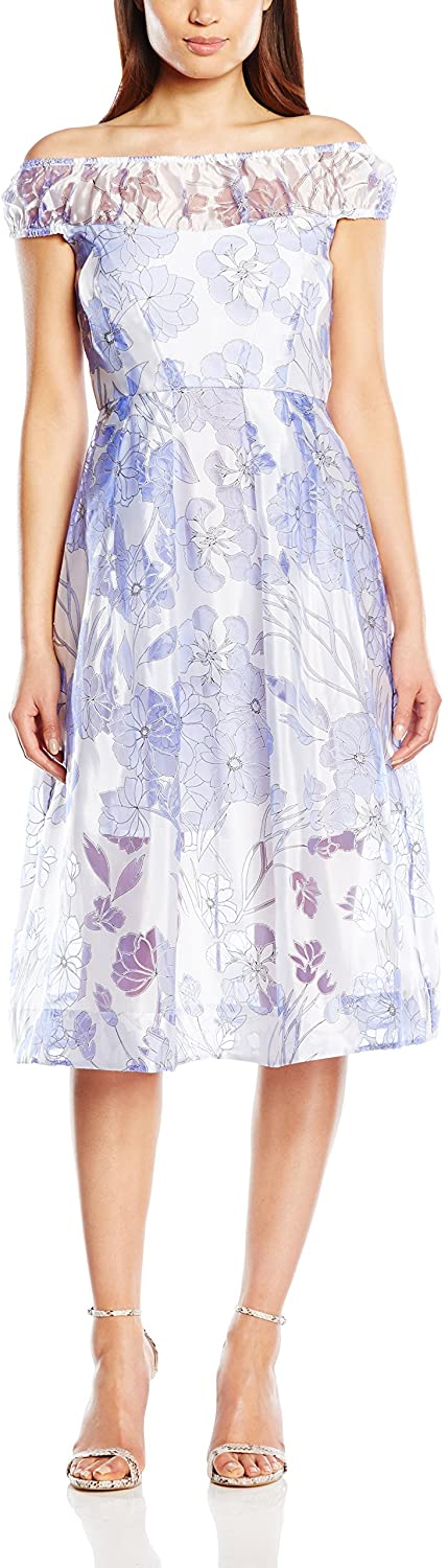 Price:$61.20    French Connection Women's Water Garden Sheer Dress  Clothing