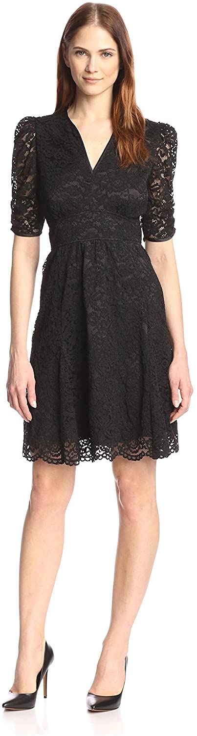 Price:$41.50    byTiMo Women's Lace Dress, Black, L  Clothing