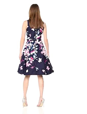 Price:$145.20 Eliza J Women's Fit and Flare Dress with Belt at Amazon Women’s Clothing store