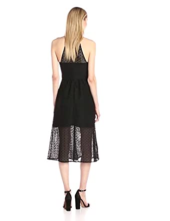 Price:$90.18    BCBGeneration Women's White Lace Midi Dress  Clothing