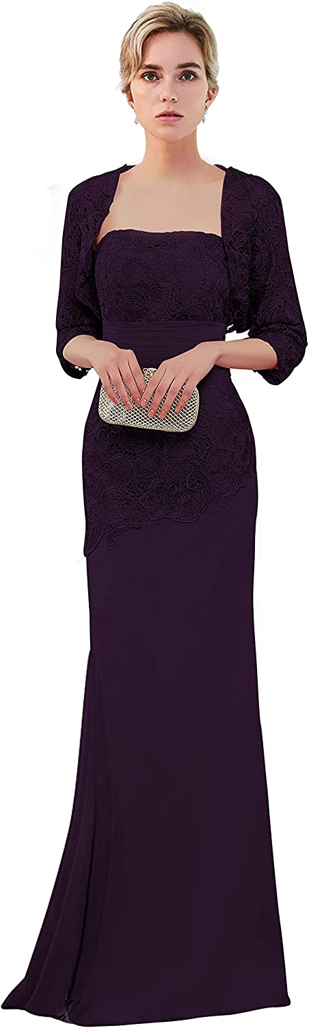 Price:$0.00 ThaliaDress Women's Mother of Bride Dress Formal Gown with Jackets T263LF at Amazon Women’s Clothing store