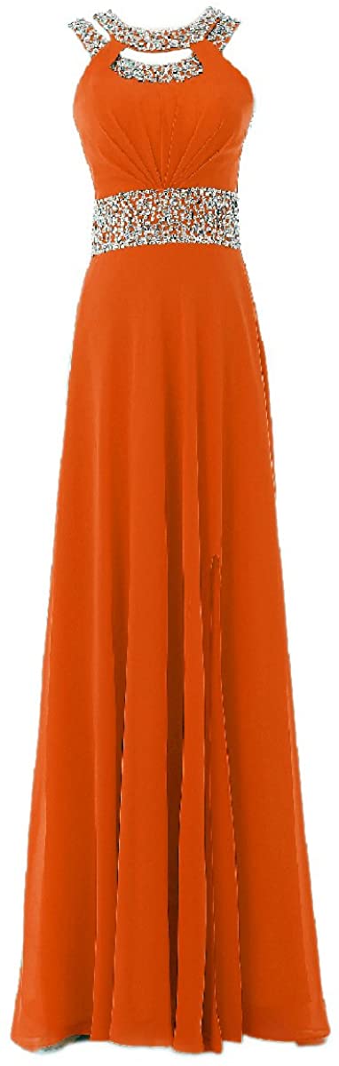 Price:$75.99    Favors Women's Long Chiffon Beading Prom Party Bridesmaid Dress PM40  Clothing