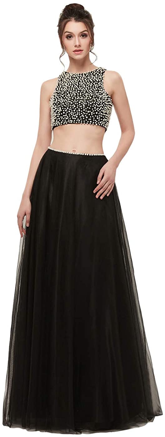 Price:$99.00 VERNASSA Women's Chiffon Bridesmaid Long Prom Dresses Lace Dress Party Dress at Amazon Women’s Clothing store