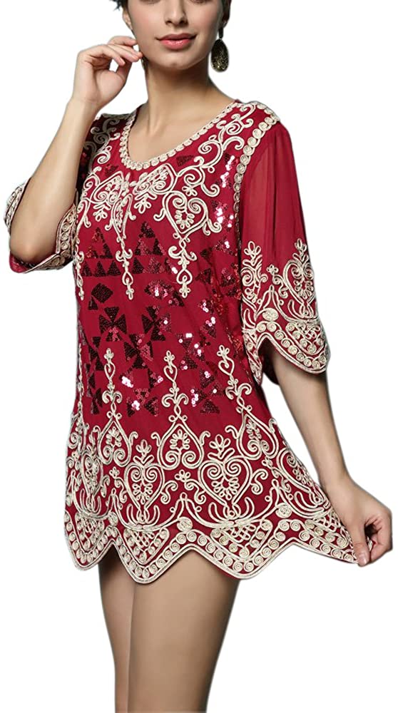 Price:$25.99    1920's Great Gatsby Inspired Fashion Party Women Clothes Dresses with Sleeves  Clothing