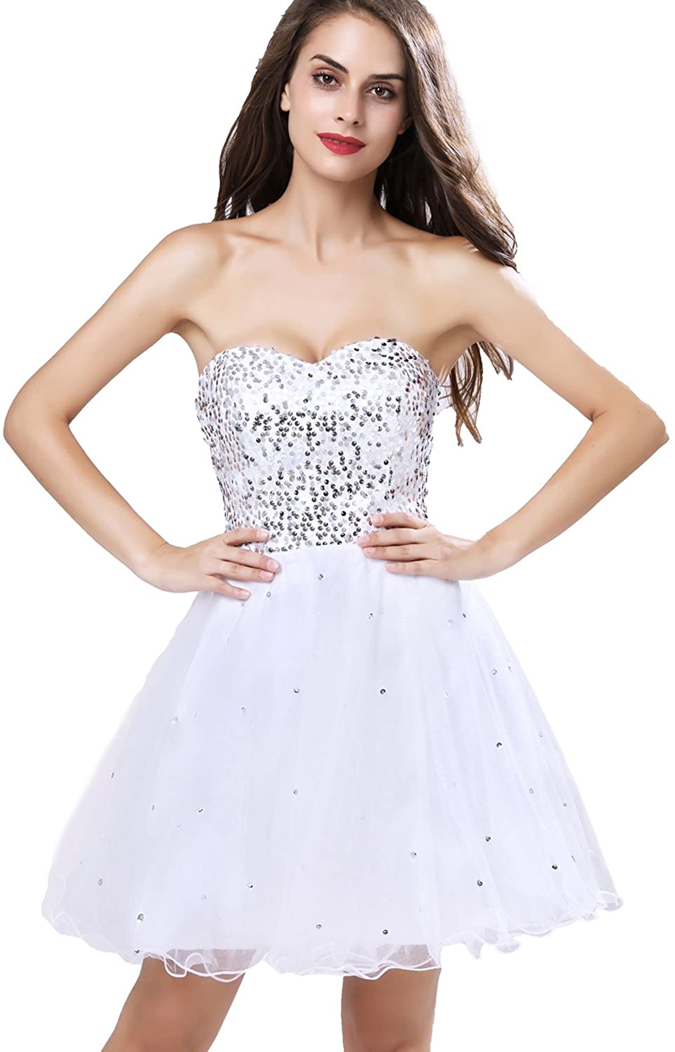 Price:$29.90 Clearbridal Short Prom Dress for Juniors Homecoming Graduation Party Dresses at Amazon Women’s Clothing store