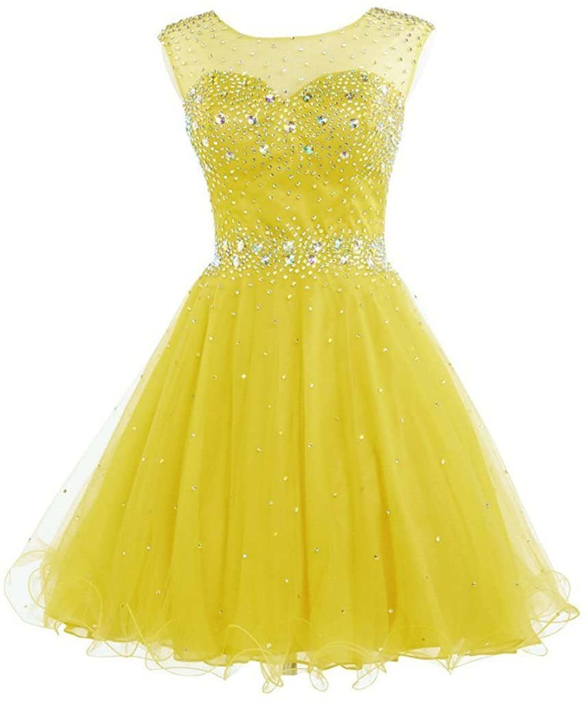 Price:$79.00    Snowskite Women's Short Beading Prom Cocktail Party Homecoming Dress  Clothing
