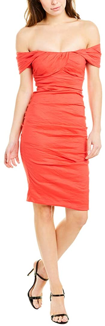 Price:$99.99 Nicole Miller Womens Off The Shoulder Dress at Amazon Women’s Clothing store