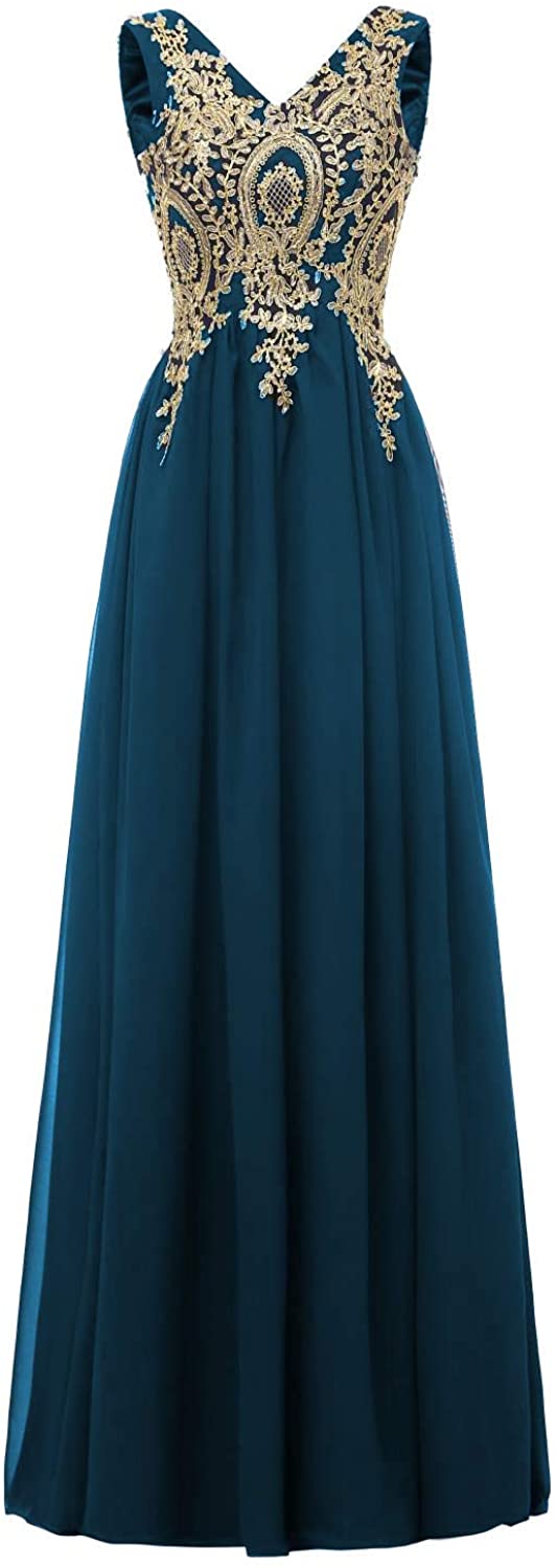 Price:$68.99    Dydsz Long Evening Dresses for Women Formal Prom Dress Mermaid Beaded Appliques D86  Clothing