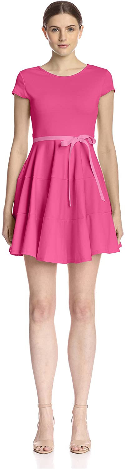 Price:$17.60    Silva Women's Ponte Fit and Flare Dress  Clothing