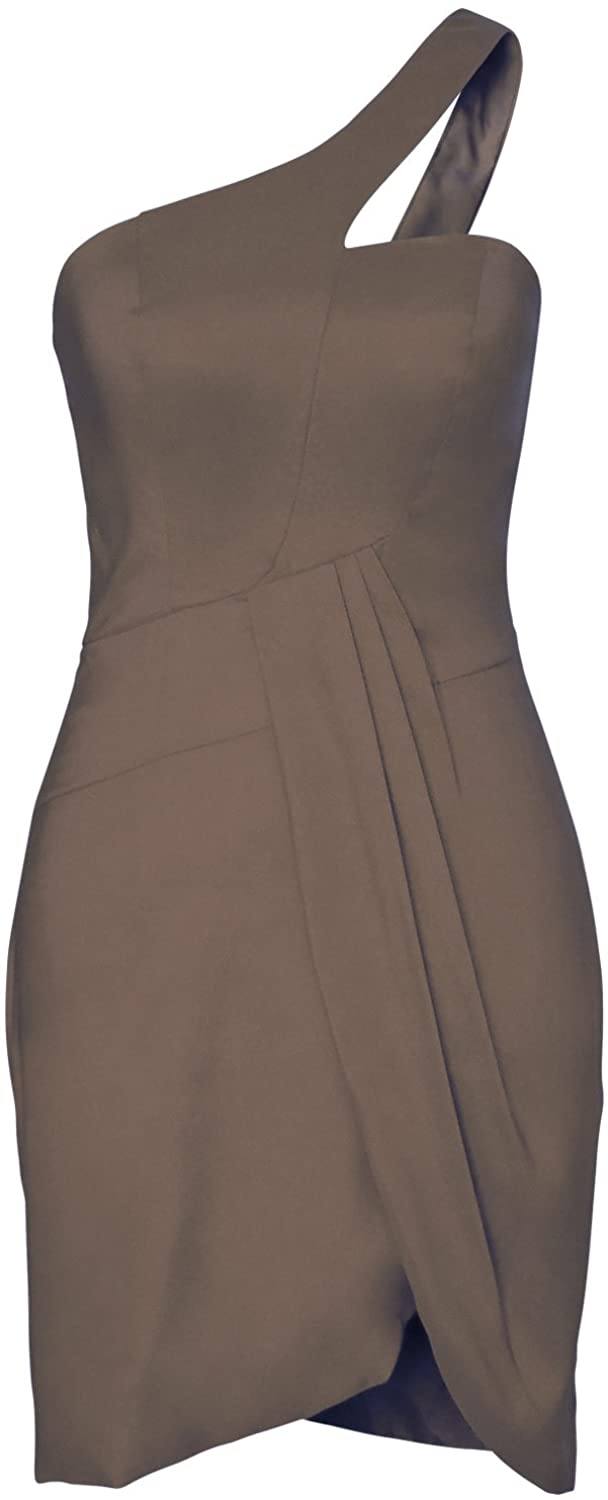 Price:$20.99    Faship Womens One Shoulder Short Formal Dress  Clothing