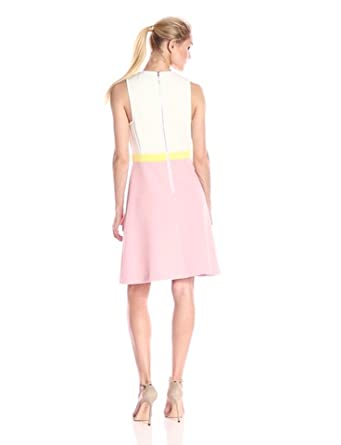 Price:$150.10    Erin erin fetherston Women's Colorblock Callie Crepe Knit Dress  Clothing