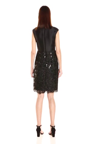 Price:$189.00 Adrianna Papell Women's Sleeveless V Neck Cocktail Dress at Amazon Women’s Clothing store